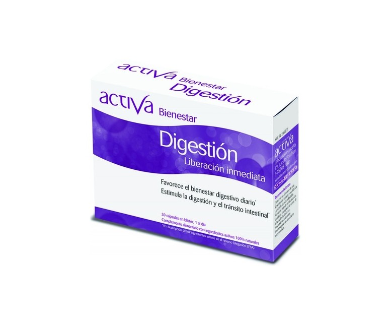 Bienestar digestión 30 cápsulas vegetales Activa