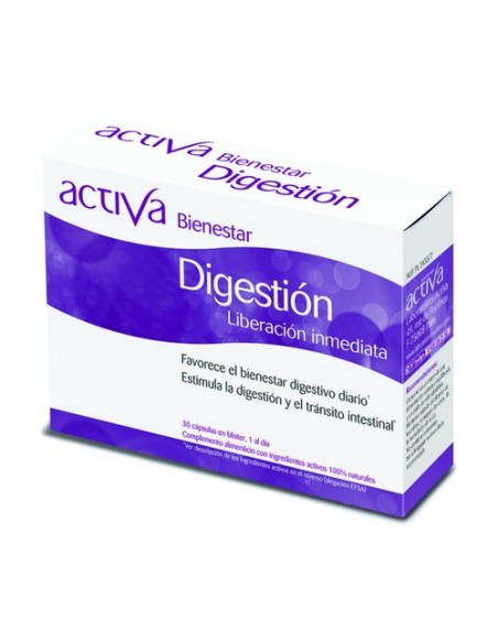 Bienestar digestión 30 cápsulas vegetales Activa