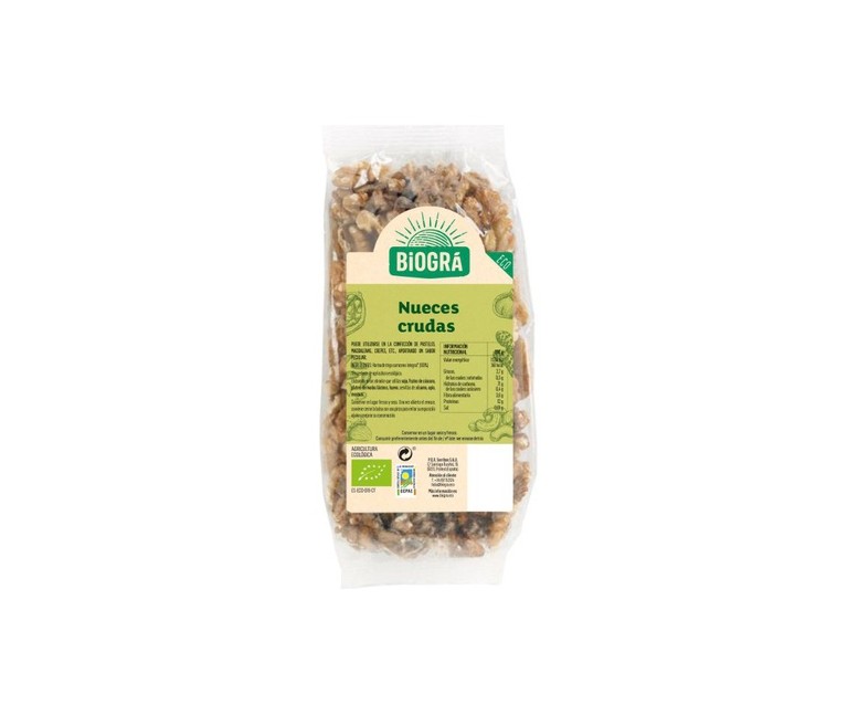 Nueces Crudas Peladas Eco 150 g Biográ