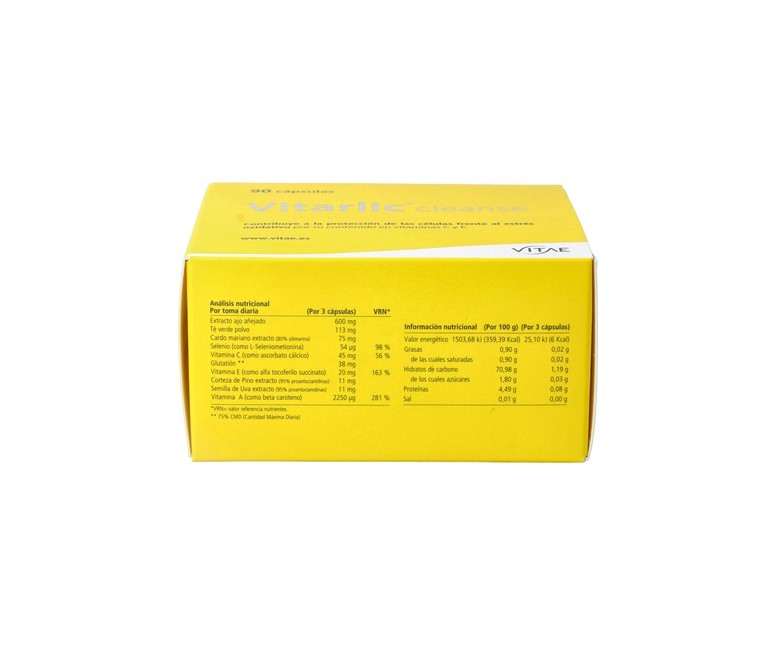 Vitarlic Cleanse 90 cápsulas Vitae
