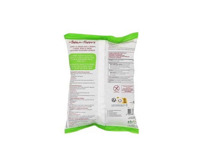 Crackers de trigo sarraceno 75 g Le Pain des Fleurs