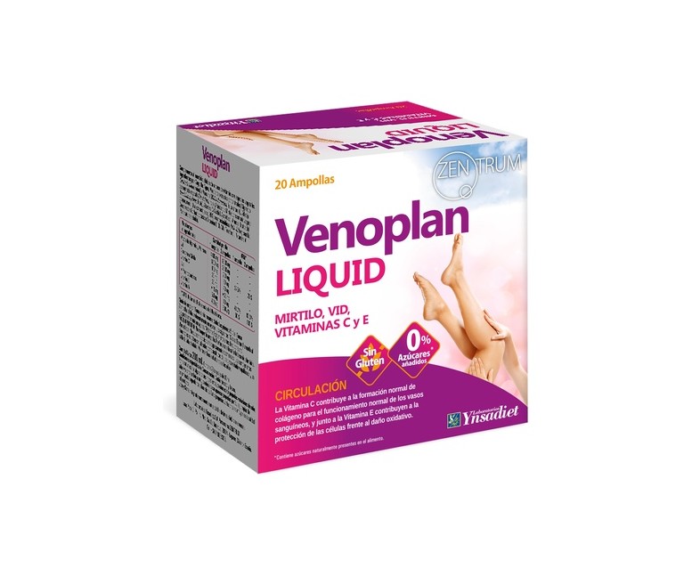 Venoplan liquid circulación 20 ampollas Zentrum