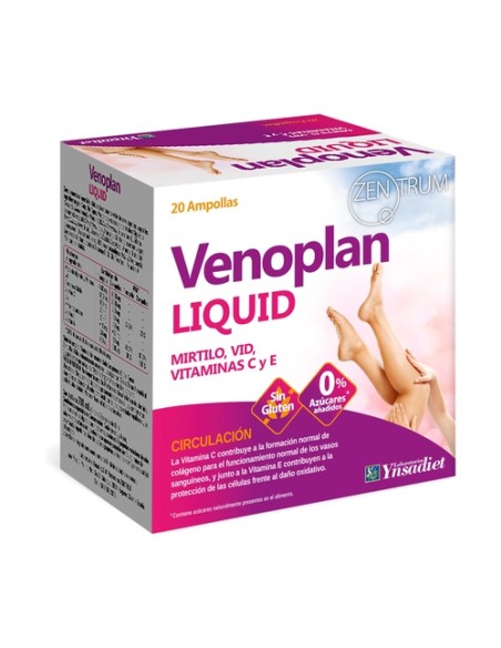 Venoplan liquid circulación 20 ampollas Zentrum