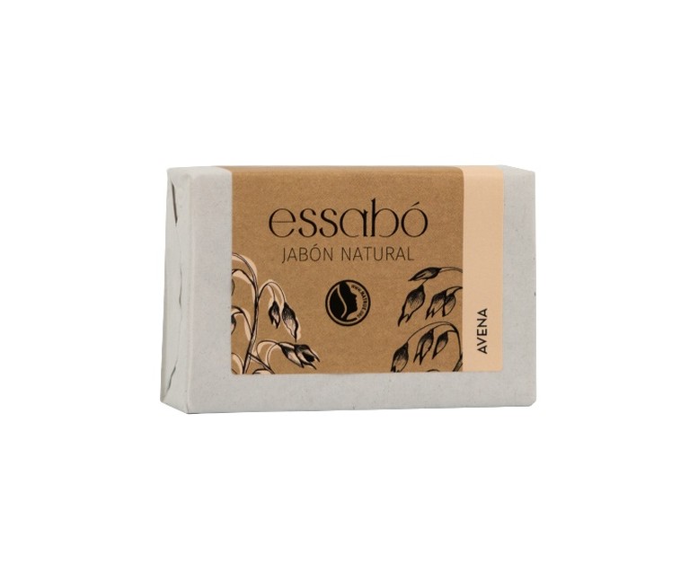 Jabón natural avena 1 unidad de 100g Essabo