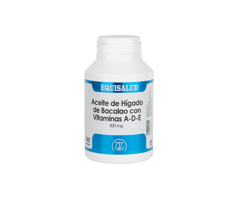 Aceite hígado de bacalao con vitamina a d y e 180 cápsulas Equisalud