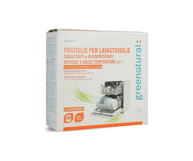 Greentabs para Lavavajillas 25 pastillas Greenatural