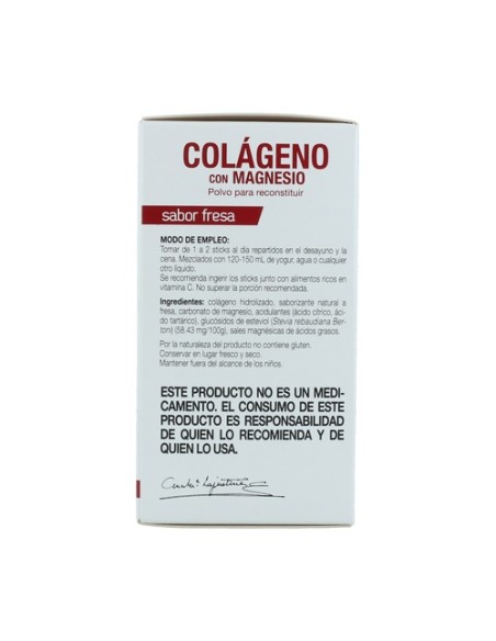 Colágeno con magnesio 20 sobres de 5g (Fresa) Ana Maria Lajusticia