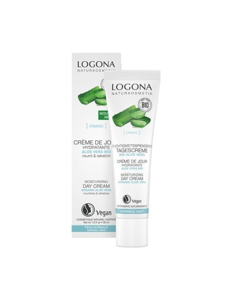 Crema Día Hidratante Aloe Vera 30 ml de crema Logona