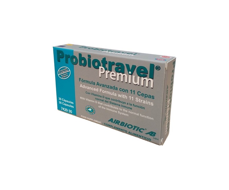 Probiotravel premium 30 cápsulas Airbiotic