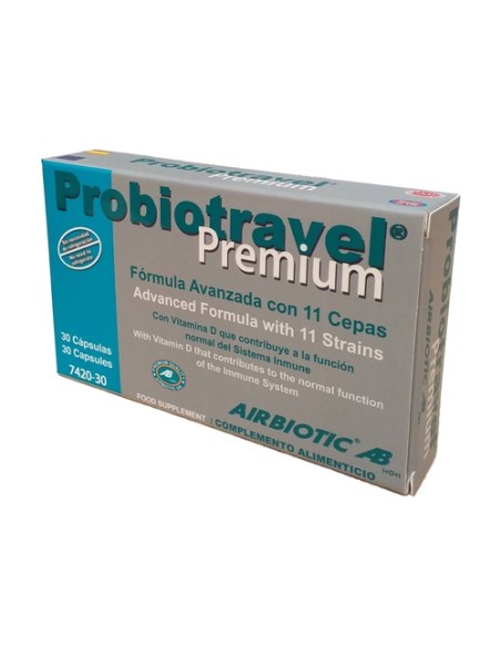 Probiotravel premium 30 cápsulas Airbiotic