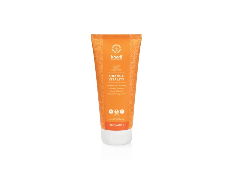 Champú Ayurvédico Vitalidad Naranja 200 ml Khadi