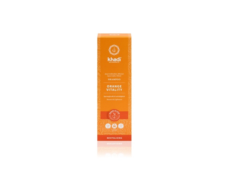 Champú Ayurvédico Vitalidad Naranja 200 ml Khadi