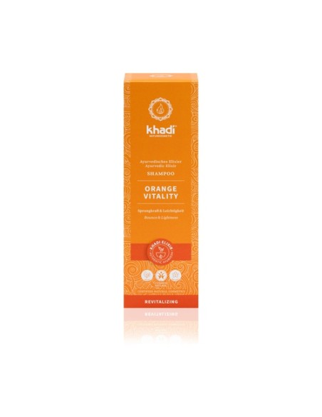 Champú Ayurvédico Vitalidad Naranja 200 ml Khadi