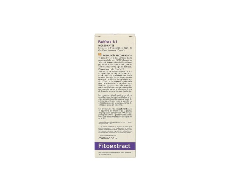 Extracto de Pasiflora 50 ml Eladiet