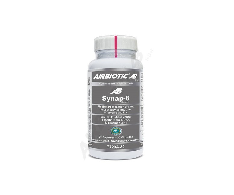 Synap-6 complex memoria y aprendizaje 30 cápsulas Airbiotic