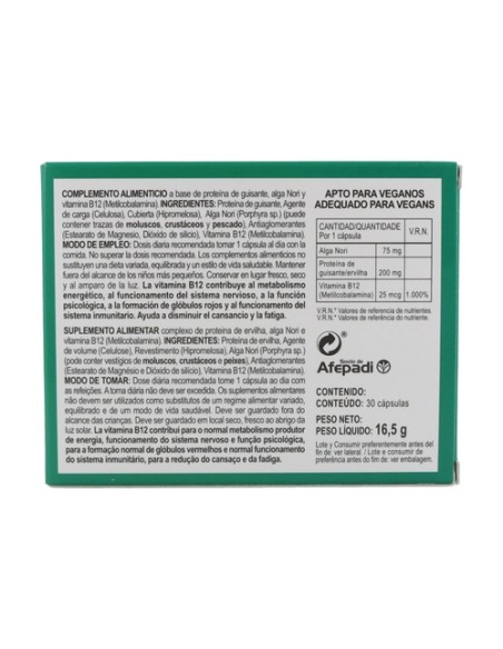 Vitamina B12 30 cápsulas Integralia