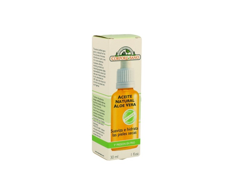Aceite Facial 100% puro de Aloe Vera 30 ml de aceite Corpore Sano