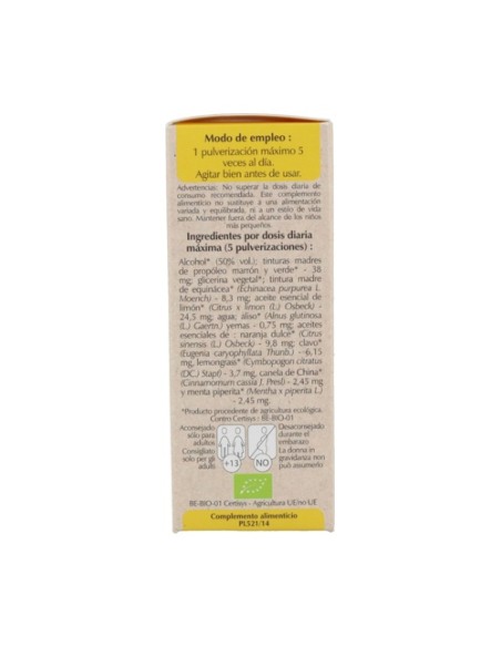 Propóleo amplio espectro spray Bio 15 ml Herbalgem