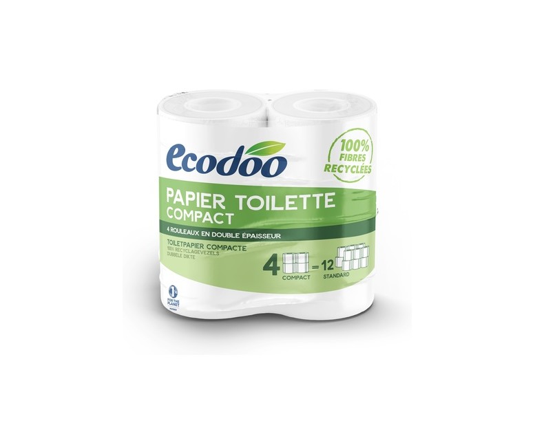 Papel Higiénico 4 unidades Ecodoo