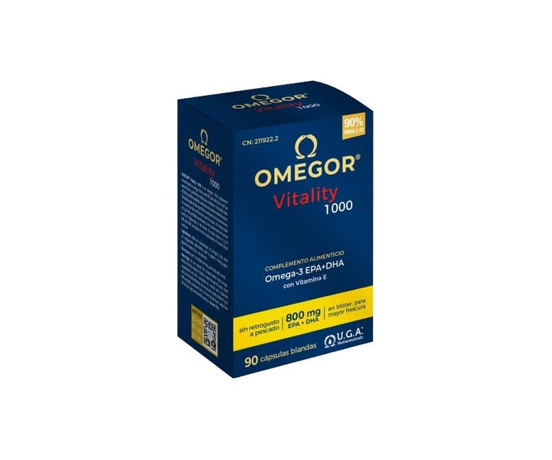 Omegor vitality 1000 90 cápsulas Uga Nutraceuticals