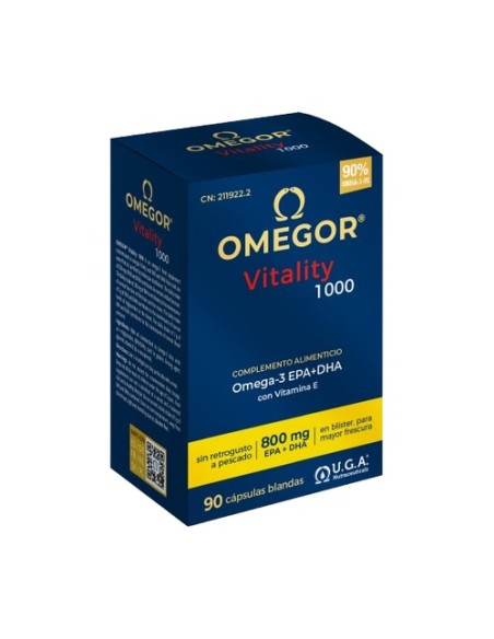 Omegor vitality 1000 90 cápsulas Uga Nutraceuticals