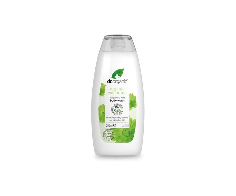 Gel de ducha piel sensible caléndula 250 ml Dr. Organic