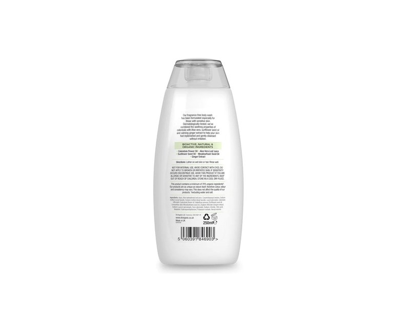 Gel de ducha piel sensible caléndula 250 ml Dr. Organic