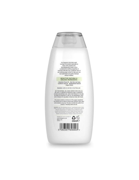 Gel de ducha piel sensible caléndula 250 ml Dr. Organic