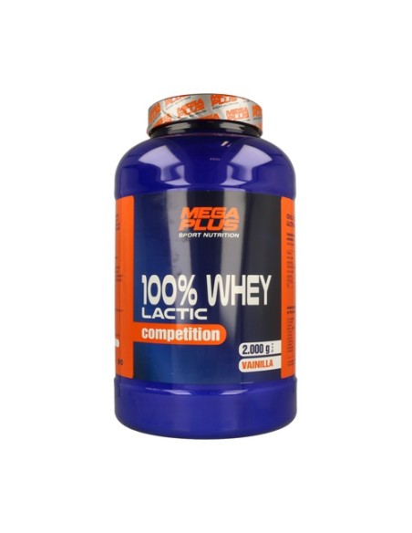 Whey 100% Láctic Compet (Sabor Vainilla) 2 kg (Vainilla) Mega plus
