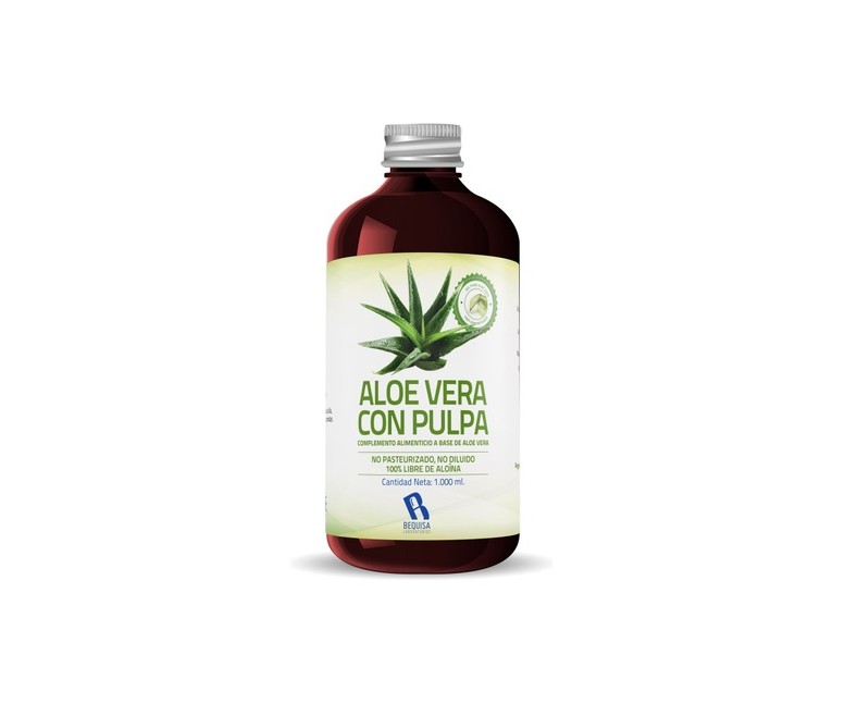 Aloe vera con pulpa 1 L BEQUISA