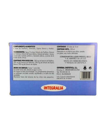 Pasiflora Plus 20 viales Integralia