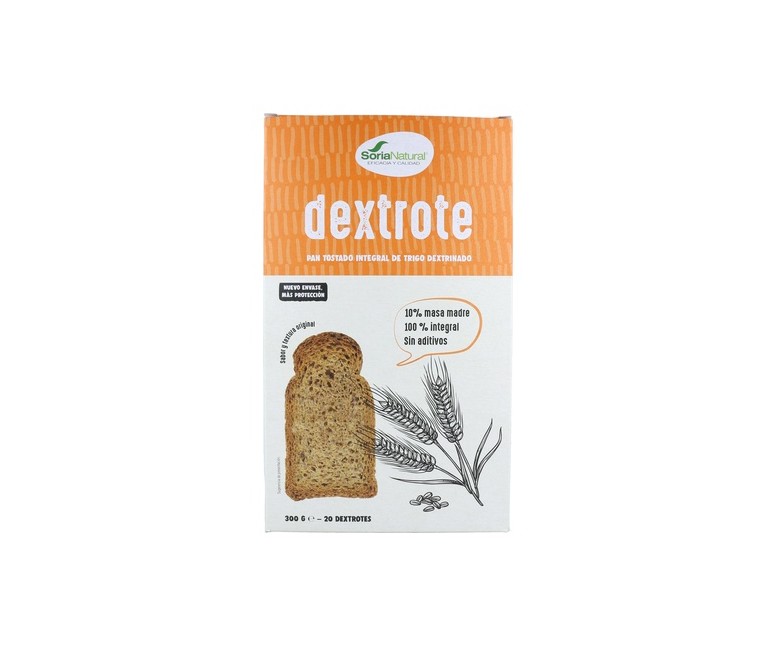 Biscote Dextrote 300 g Soria Natural