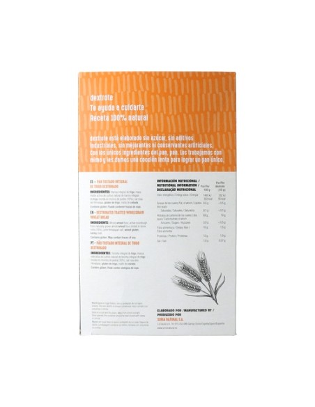 Biscote Dextrote 300 g Soria Natural