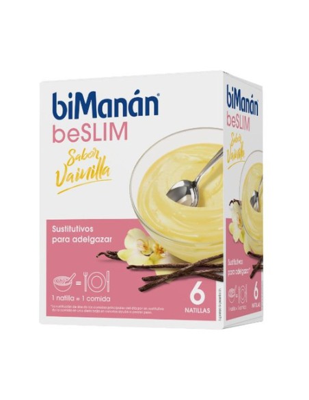 Natillas de Vainilla 6 sobres de 50g biManán