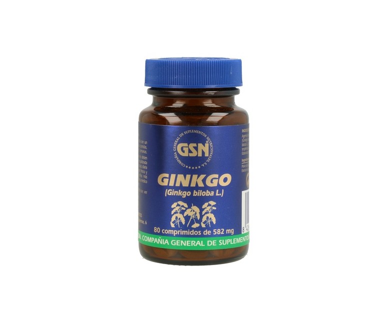 Ginkgo Biloba 80 comprimidos Gsn