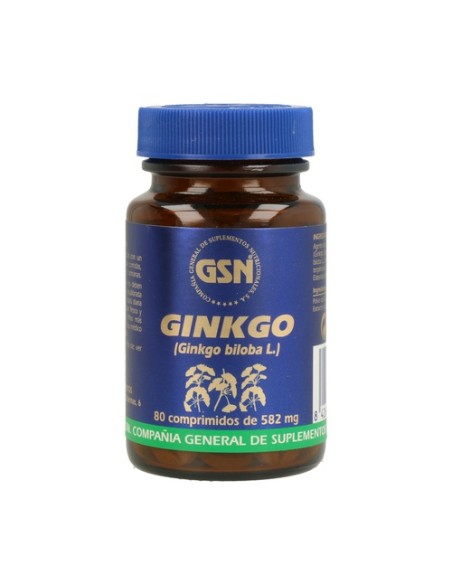 Ginkgo Biloba 80 comprimidos Gsn