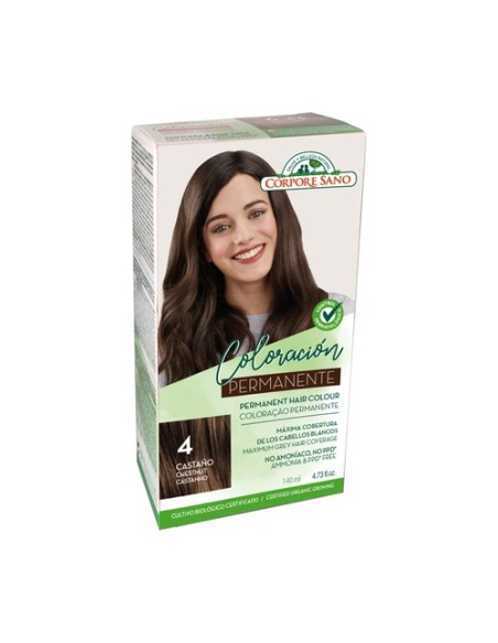 Tinte Castaño (4) 140 ml (Castaño) Corpore Sano
