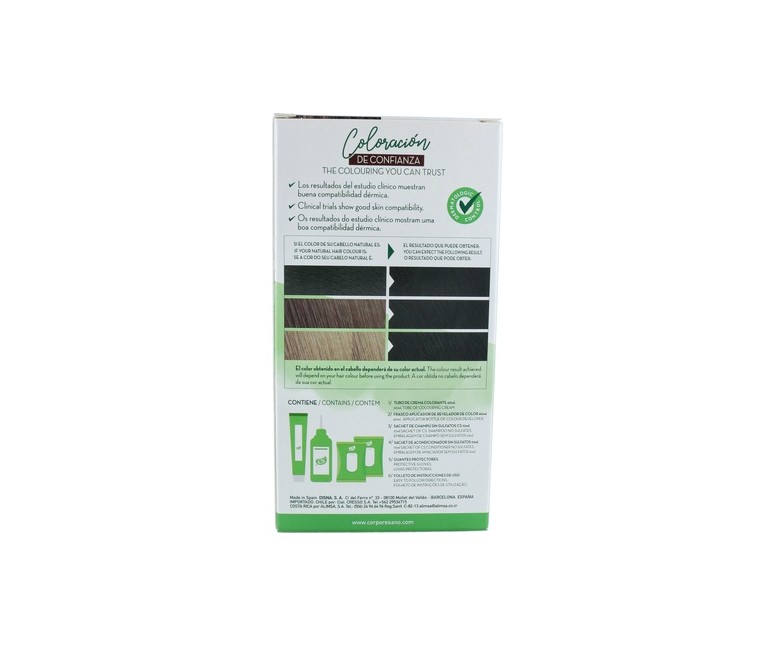 Tinte Castaño (4) 140 ml (Castaño) Corpore Sano