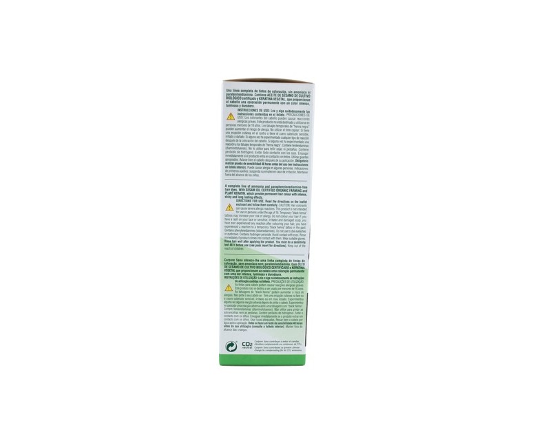 Tinte Castaño (4) 140 ml (Castaño) Corpore Sano