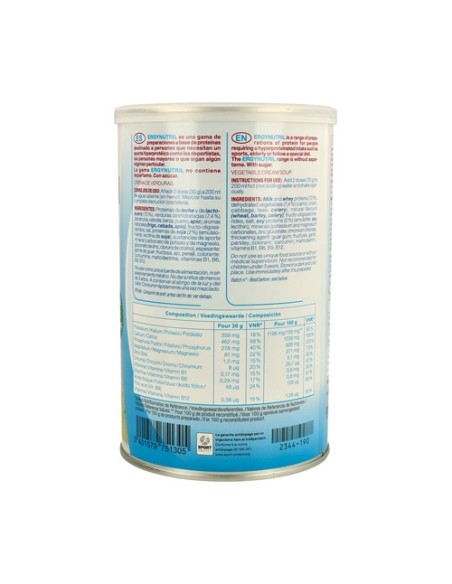 Ergynutril proteína verduras 300 g de polvo Nutergia