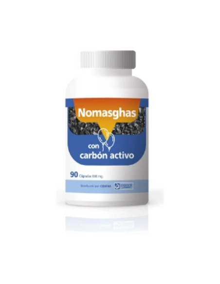 Nomasghas - carbón activo 90 cápsulas Anroch Fharma