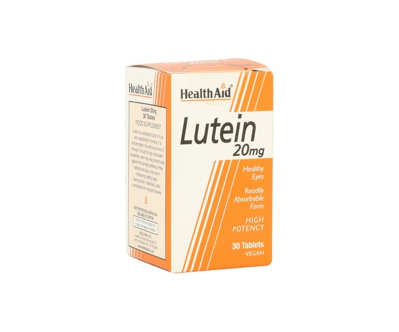 Luteina 30 cápsulas de 20mg Health Aid