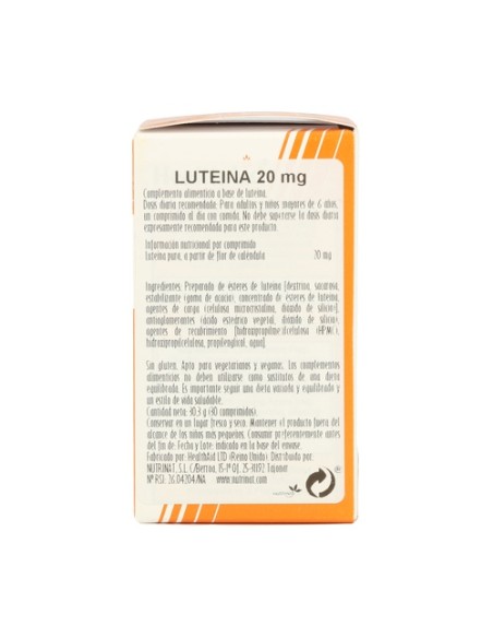 Luteina 30 cápsulas de 20mg Health Aid