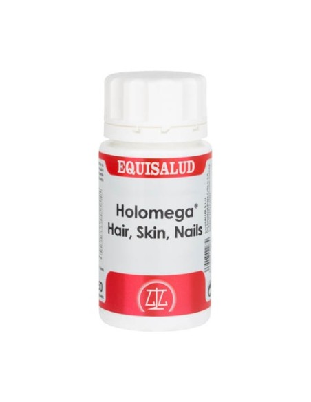 Hair skin and nails (pelo, piel y uñas) Holomega 50 cápsulas Equisalud