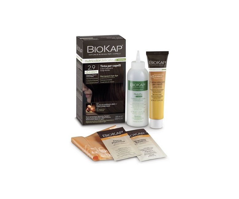 Tinte Nutricolor Delicato Castaño Oscuro Chocolate 2.9 135 ml Biokap