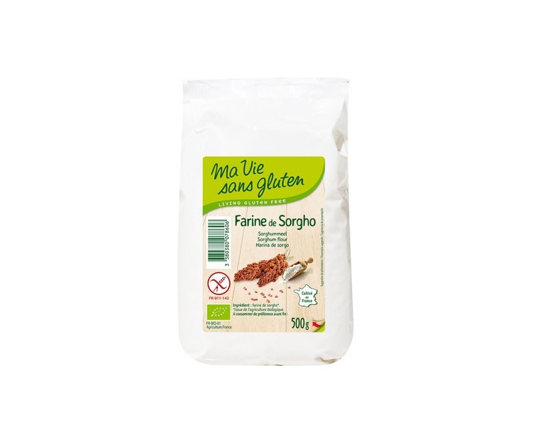 Harina de sorgo bio 500 g de polvo Ma Vie sans Gluten