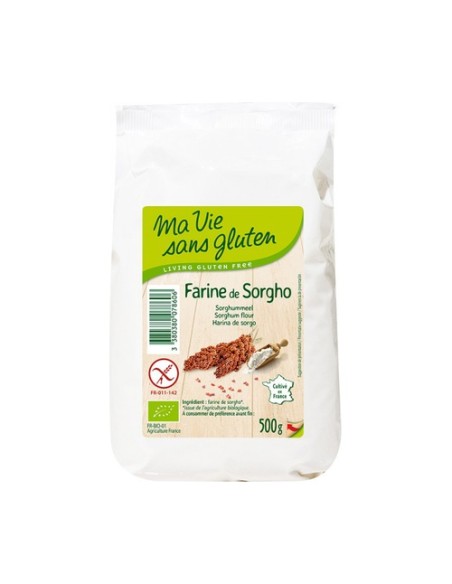 Harina de sorgo bio 500 g de polvo Ma Vie sans Gluten