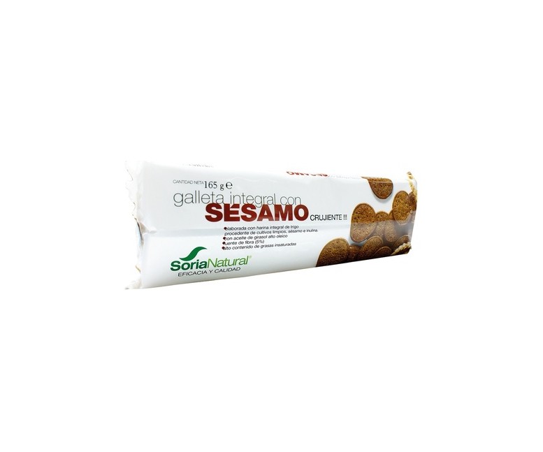 Galletas Integrales Sésamo S/A 165 g Soria Natural