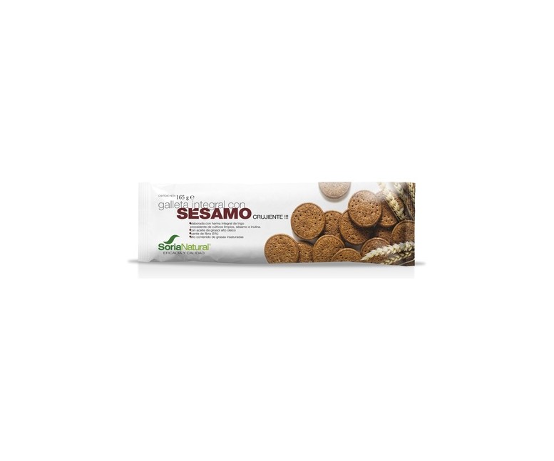 Galletas Integrales Sésamo S/A 165 g Soria Natural