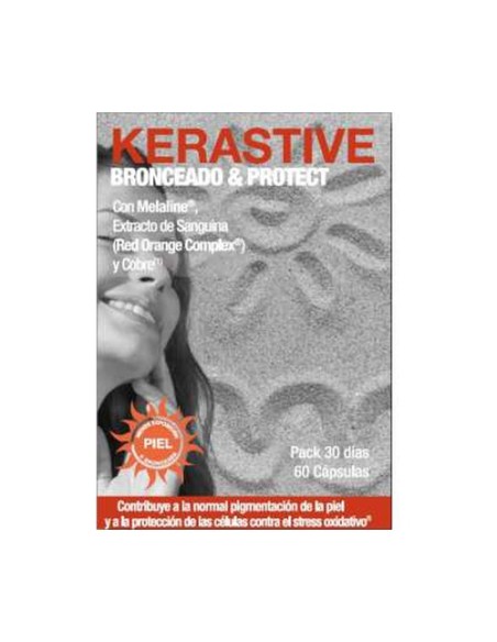 Kerastive Bronceado & Protec 60 cápsulas Vaminter